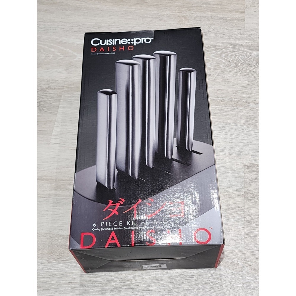 Cruisine Pro Daisho 6 Piece Knife Block Set Finest Japanese Stainless Steel - Picture 5 of 7